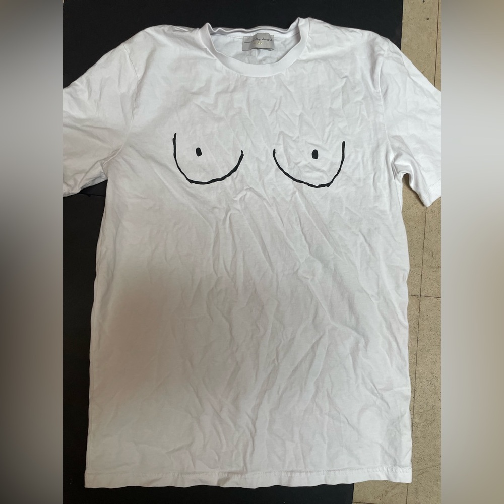 Never Fully Dressed Free Your Boobs T-Shirt, size Small - Picture 6 of 7